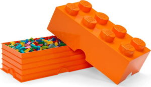 Oranžový úložný box LEGO®