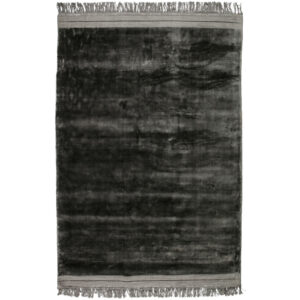 Hoorns Antracitově šedý sametový koberec Lord 170 x 240 cm